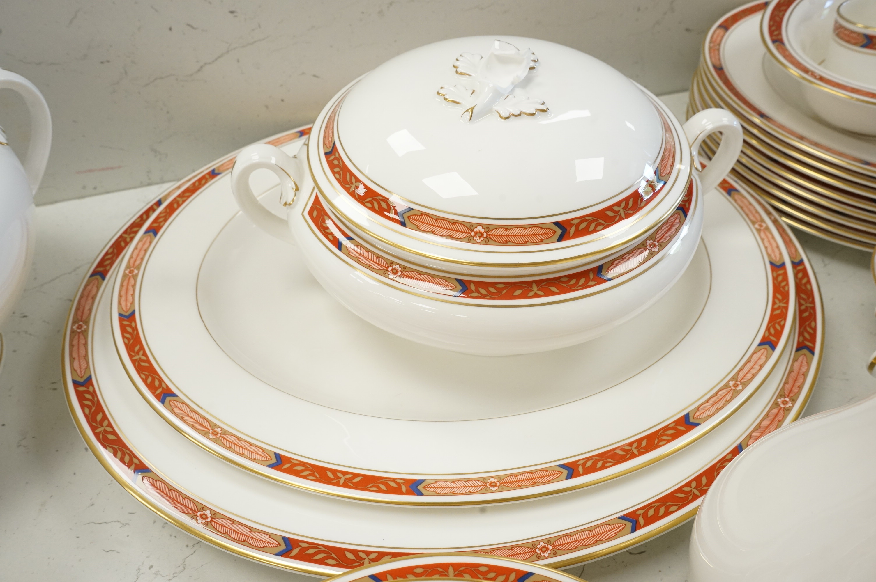 A Royal Worcester Beaufort dinner service